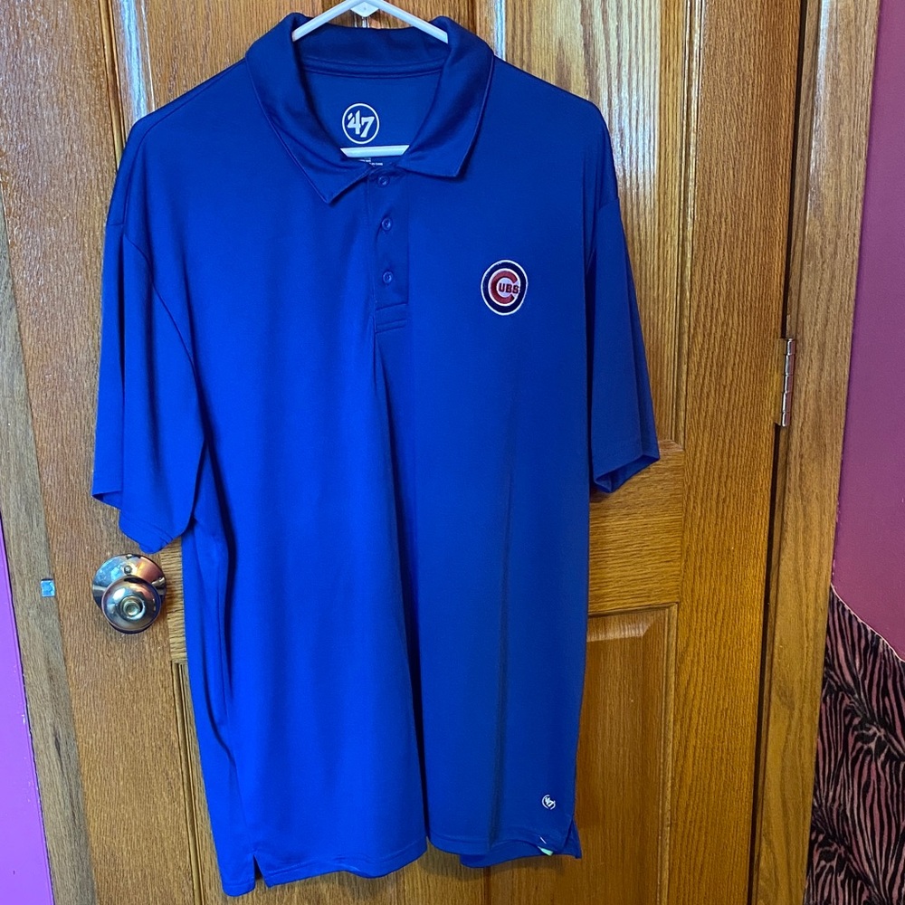 Chicago Cubs 47 Blue Polo Shirt